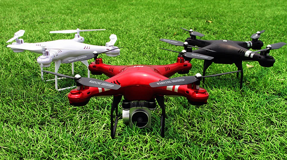 Квадрокоптер HR SH5HD 2 4G 4CH 6 осевой гироскоп WiFi FPV Дрон с широкоугольным объективом 170