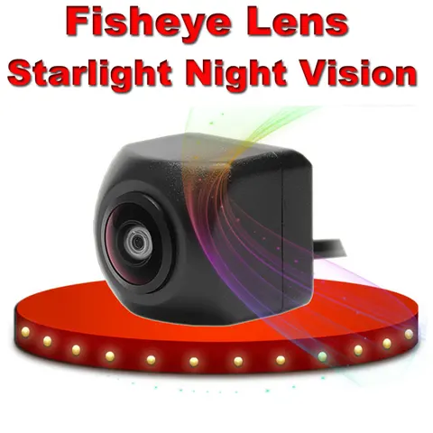 Водонепроницаемая CCD 170 градусов MCCD объектив рыбий глаз звездный свет ночная Автомобильная камера заднего вида камера видеонаблюдения парковочная система