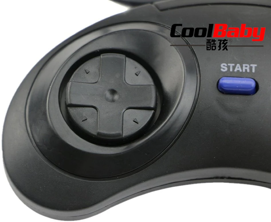 16 бит классический проводной игровой контроллер для SEGA Genesis 6 кнопочный геймпад для SEGA Mega Drive игровые аксессуары