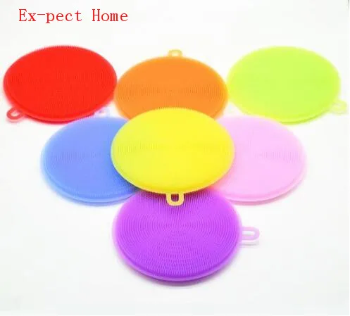 200 шт. силиконовые чистящие щётки для посуды|Чистящие щетки| |