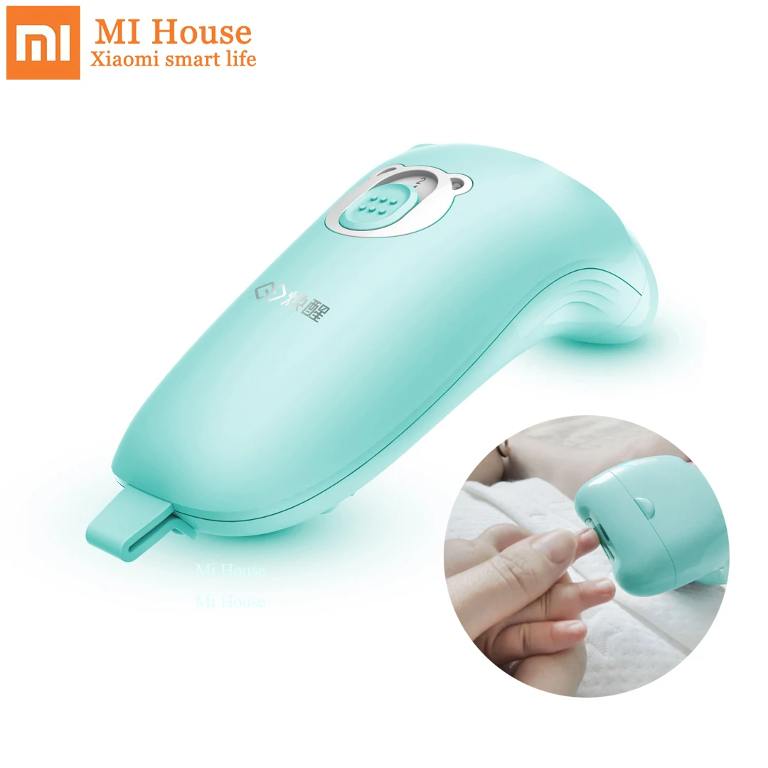 Xiaomi Mijia HuanXing Детский Электрический Маникюрный триммер для ногтей безопасный низкий уровень шума ночной Светильник для детей
