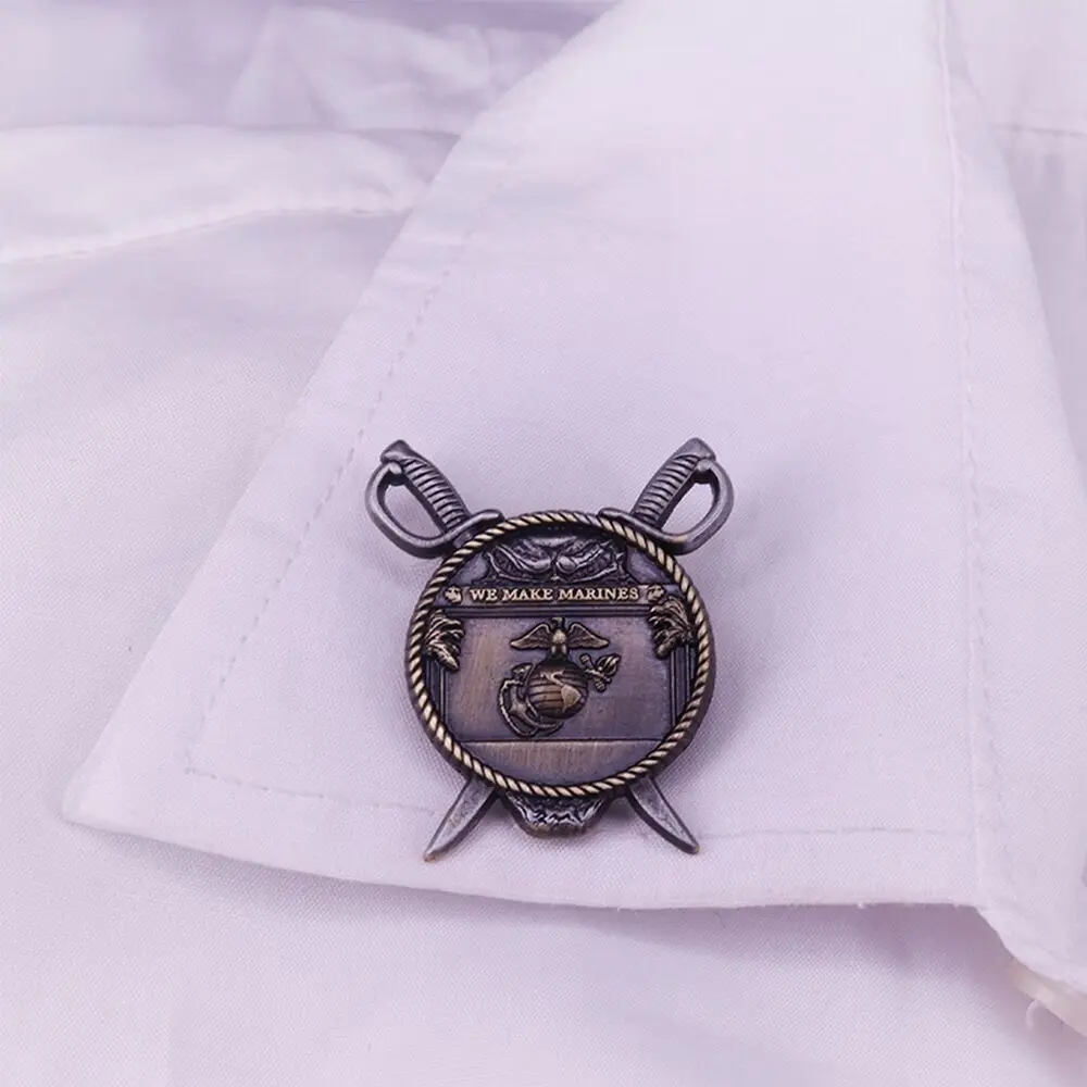 

Marine Corps Badge Medal Medals Badge Collection Copy