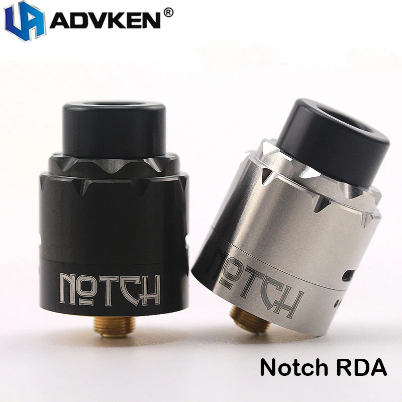 Оригинальный Advken Notch RDA бак с накатанной верхней крышкой 24 мм атомайзер для