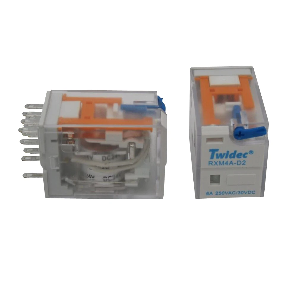 Высокое качество электромагнитное реле 24V DC катушка 4PDT питания MY4NJ HH54P-L 14 Pin w микро