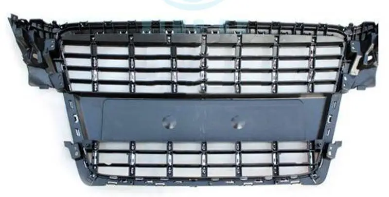 Высококачественный АБС пластик для Audi A4 S4 B8 2008 2012 черно серая решетка гриля|abs audi