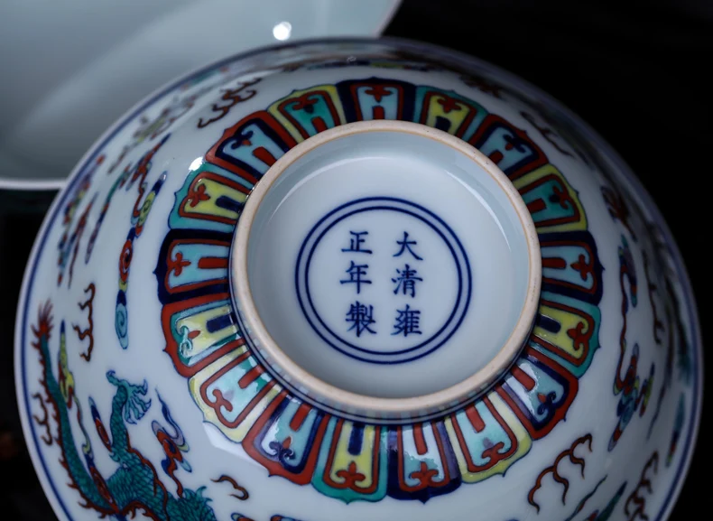Changwuju в Jingdezheng китайские миски ручной работы синий и белый clashing цвет супа или noddle чаша в стиле древних