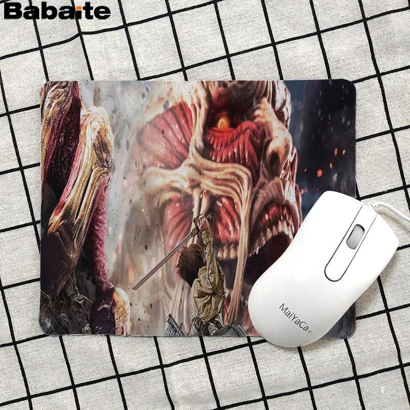 Babaite Cool New Attack On The Titans красивый коврик для мышки в стиле аниме Лидер продаж оптовая