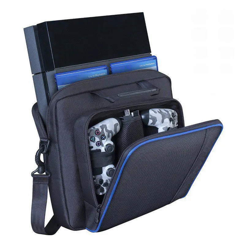 For PS4 Для PS4 Slim/Pro игра Sytem сумка Холщовая Сумка для переноски защитный чехол на плечо для playstation 4 PS4 консоль дорожная сумка для хранения - Цвет: For PS4
