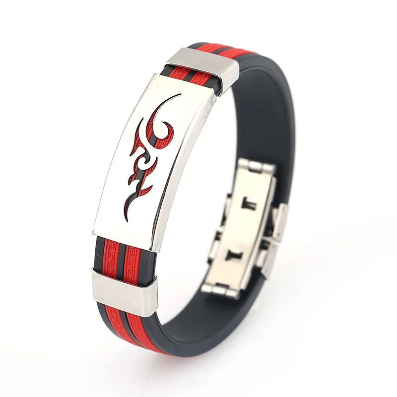 Новый модный спортивный браслет индивидуальные силиконовые браслеты Titanium