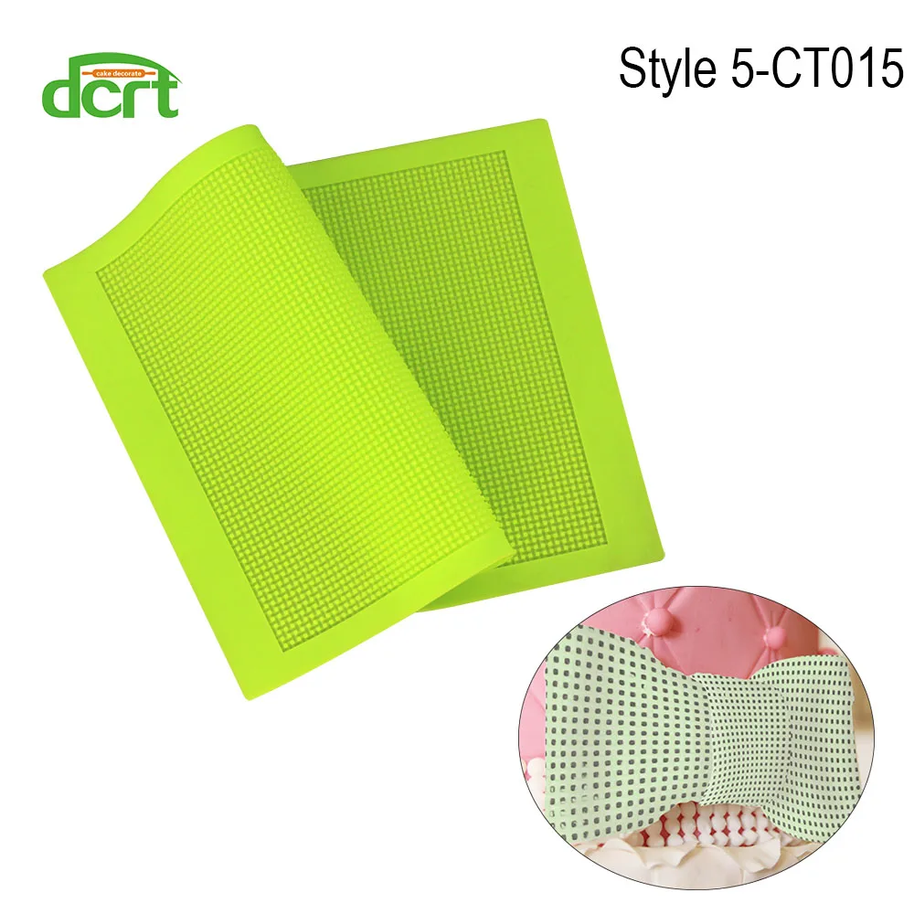 Style 5-CT015 15 видов стилей силиконовые формы помадка торт кружева рельефный торт плесень сахар кружева коврик украшения торта инструменты тиснение коврик - Цвет: Style 5-CT015