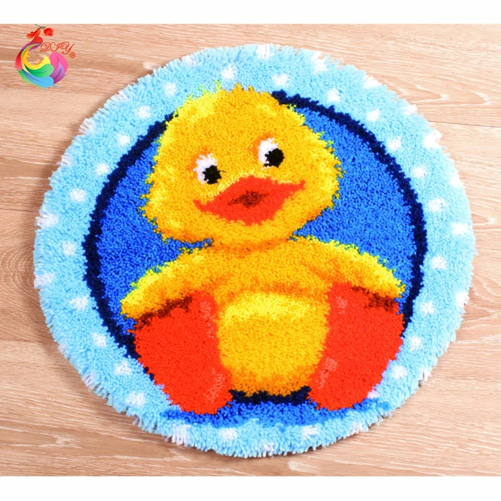 Latch hook rug kits needlework hobby Craft embroidery Carpet Cross-stitch diy kit Carpets rugs carpet cushion mats | Дом и сад