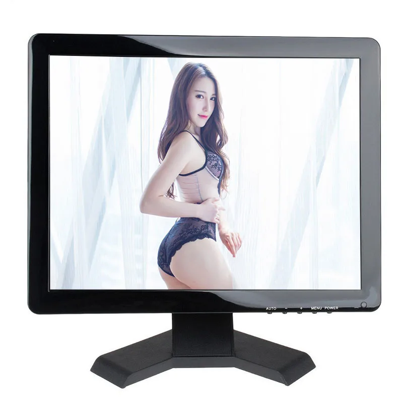 H17 17 &quotпластиковый ЖК монитор vga hdmi с 12 В dc вход 1280*1024 Высокое Разрешение