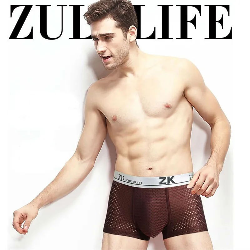 4 шт./партия мужские трусы-боксеры Meryl Модальные сексуальные боксеры размера плюс