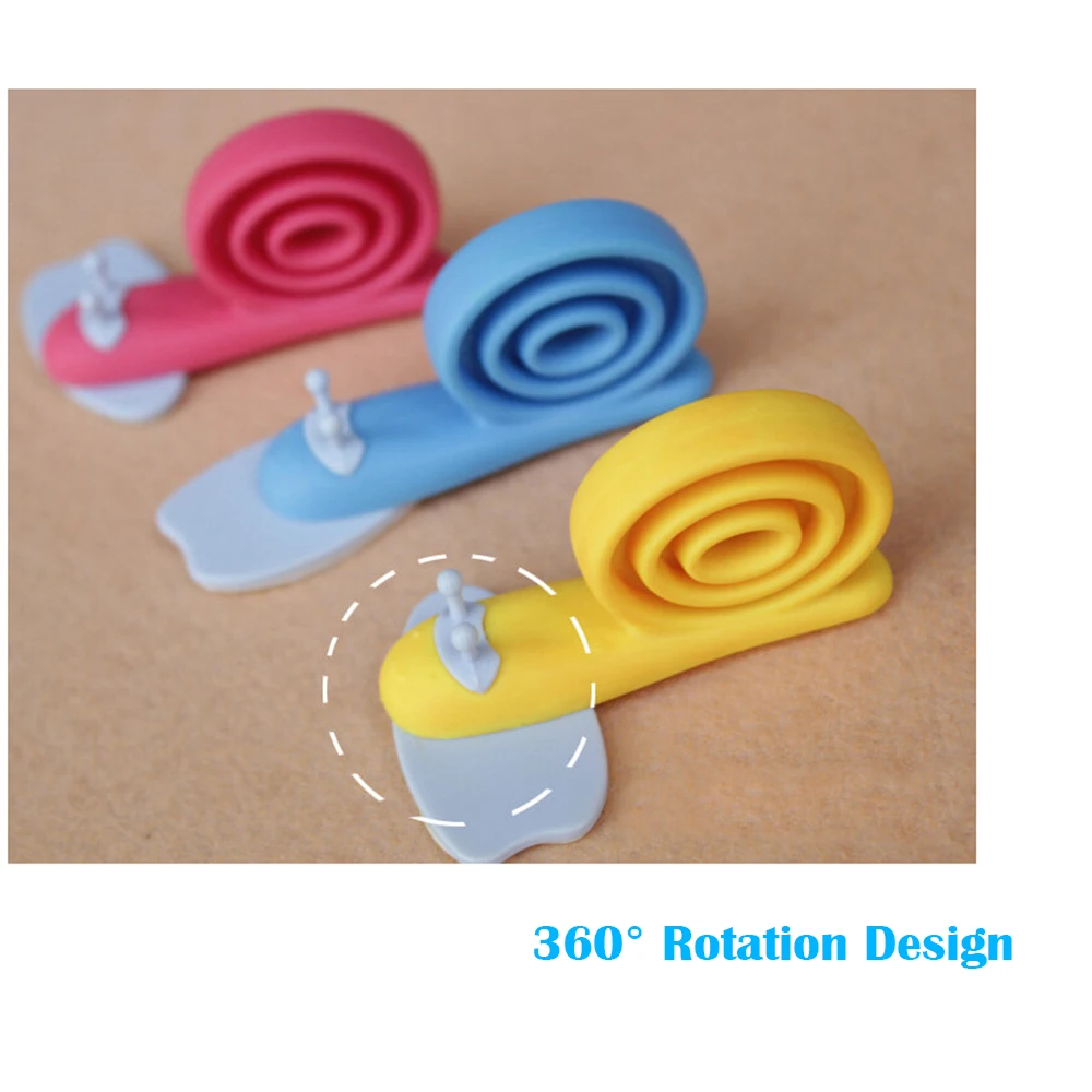 

3PCS/Bag Cute Snail Animal Shaped Door Stop Safeguards Child Safety Door Stopper