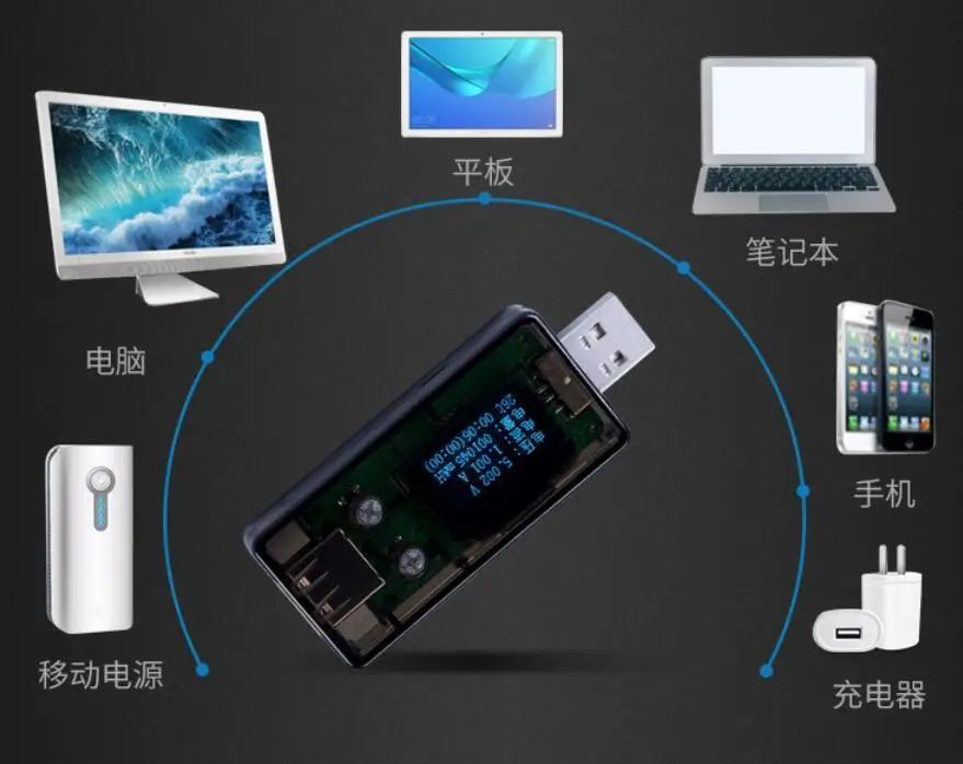 OLED тестер USB зарядное устройство Doctor Напряжение Ток Мощность измеритель мощности