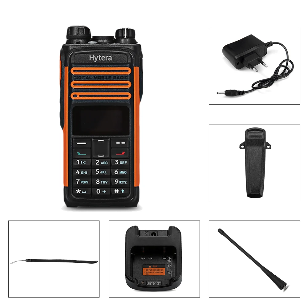 Hyt-td580 Hytera 1.3 дюймов OLED DMR цифровой Двухканальные рации с Bluetooth и дополнительно GPS