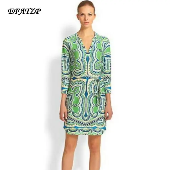 [EFATZP] Новые бренды класса Люкс женское кольцо с зеленым принтом элегантные 3/4