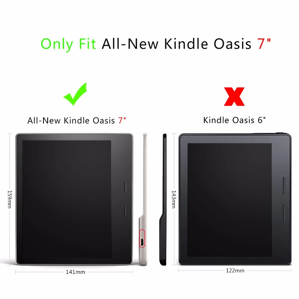 Чехол для Amazon kindle oasis 3, тонкий чехол для kindle oasis 2 release " e-reader