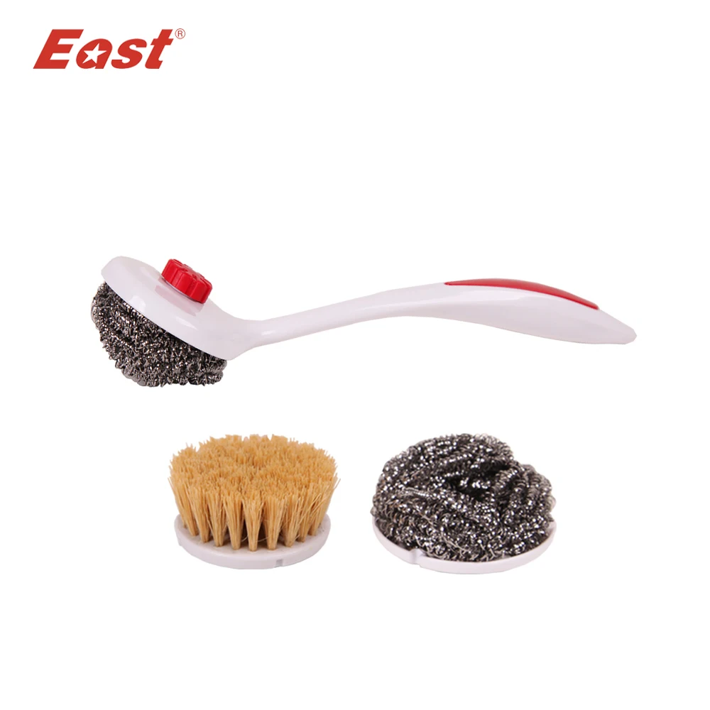 

East High-quality Multifunctional Household Tools With ABS & Stainless Steel Wire Pan Brush Cleaning Brush Kitchen ES1399