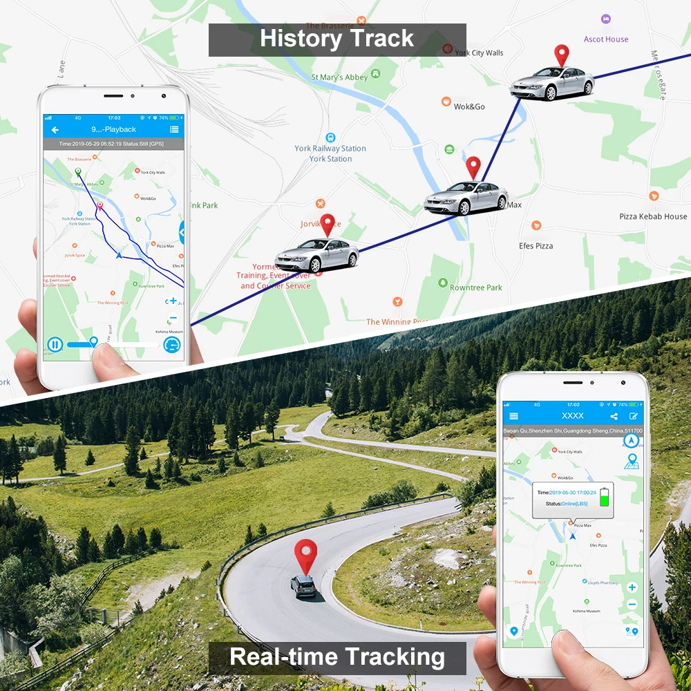 GPS трекер автомобильный 4G с SOS сигнализацией|GPS-трекеры| |