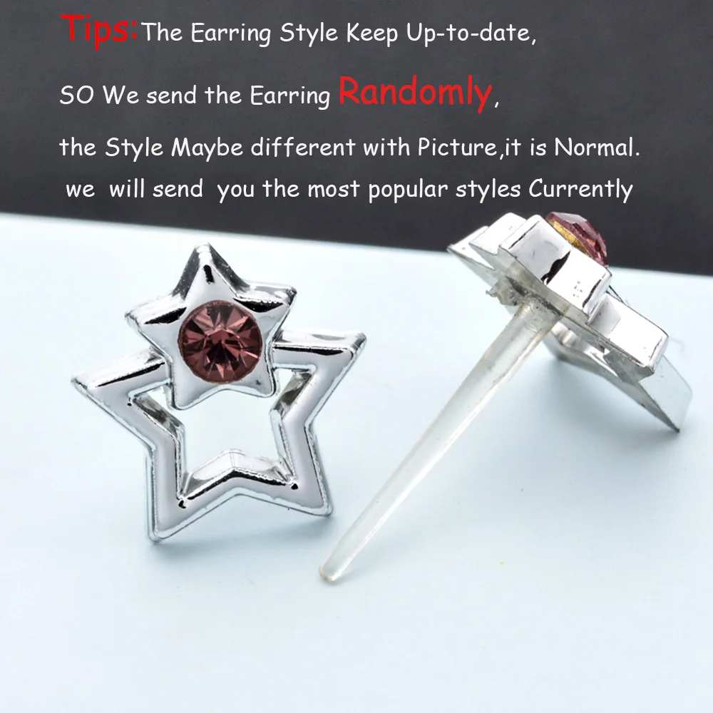 SLZBCY модные Кристальные маленькие серьги-гвоздики наборы для женщин детей