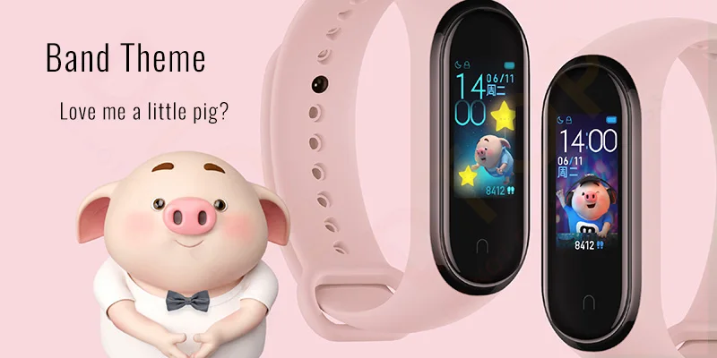 Новинка, Xiaomi mi-браслет 4 Smart mi Band 4, браслет, пульсометр, фитнес, 135 мА/ч, цветной экран, Bluetooth 5,0