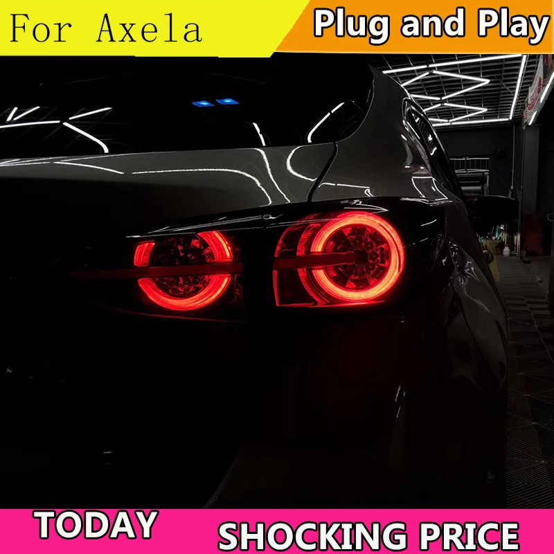 Автомобильный Стайлинг для Mazda 3 Axela хэтчбек хвост светильник s 2013-2016 светодиодный