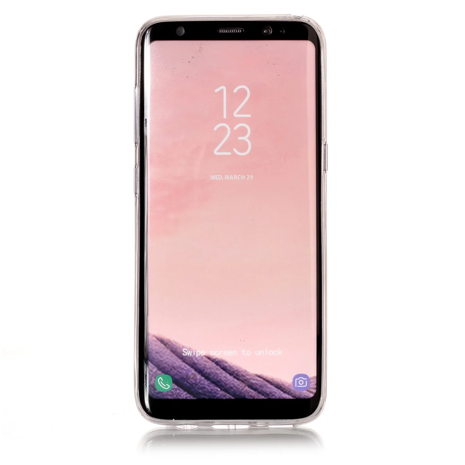 Силиконовый чехол для телефона samsung Galaxy S8 плюс силиконовый Мрамор Гранит камень