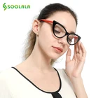 Очки для чтения SOOLALA, женские очки кошачий глаз в полной оправе, + 0,5 0,75 1,0 1,25 1,5 1,75 2,0 2,5 2,75 3,0 3,5 4,0