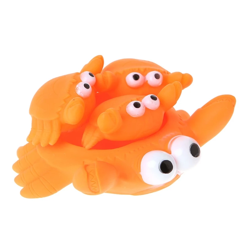 04 Милые животные поплавок Squeeze звук скрипучий душ вода детская Ванна игрушки набор MAY29-B - Цвет: 04