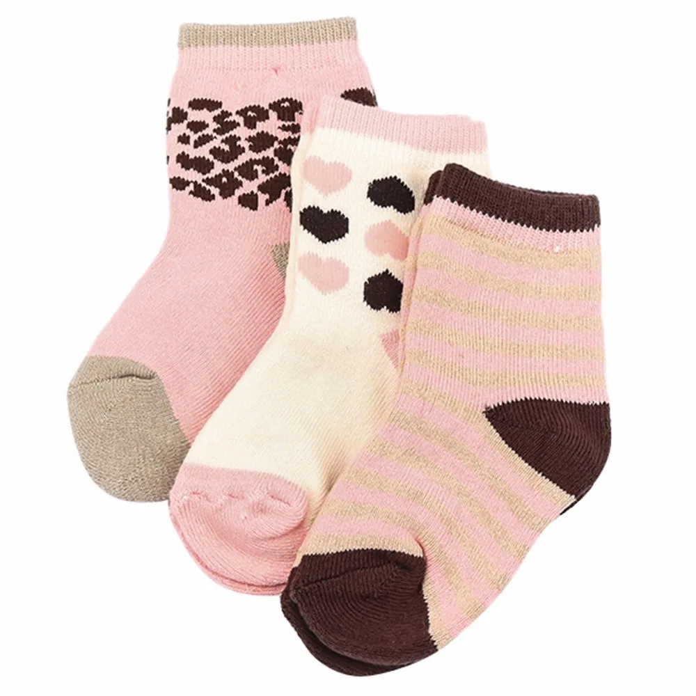 3 пар/лот новые хлопковые носки для мальчиков девочек дети милые мультфильм