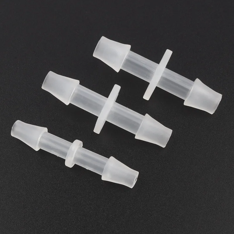 Wholesale 150pcs 1.6-9.5mm PP Plastic Straight Connectors Aquarium Tank Aerator Fittings Drip Irrigation Hose Equal Dia Joints | Дом и сад