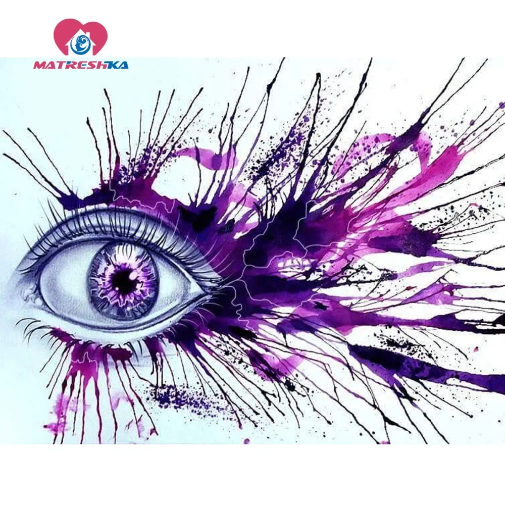 Алмазная вышивка глаза ангела квадратные алмазные картины Стразы распродажа
