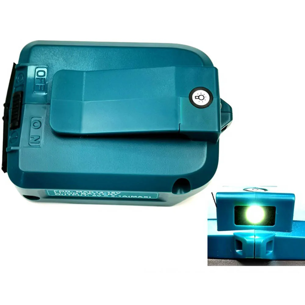Выход 5V 2.1A USB Мощность Зарядное устройство адаптер конвертер для MAKITA ADP05 14,4-18 V ионно-литиевая Батарея USB Мощность Зарядное устройство адаптер зарядное устройство с 2 USB портами