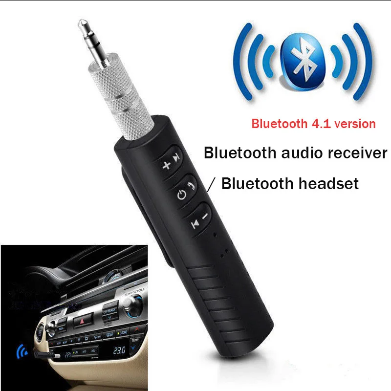Bluetooth Aux аудио приемник Bluetooth передатчик универсальный 3,5 мм разъем громкой связи Авто Bluetooth автомобильный комплект Музыка наушники адаптер