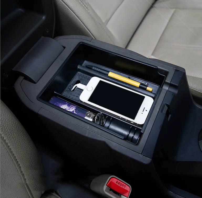 Подлокотник Подлокотник ящик для хранения подходит для hyundai Ix35 2011- Корзина лоток центральная консоль поддон Органайзер контейнер держатель чехол