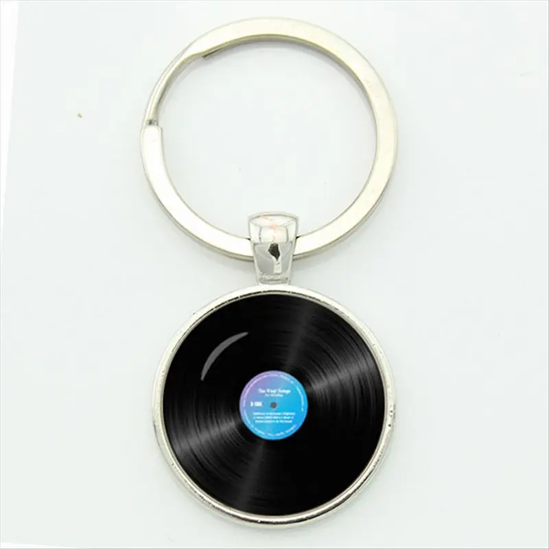 Шарм от tafree music jewelry Ретро-граммофон записывающий брелок винтажная Виниловая пластинка Фото аксессуары для музыканта подарок KC150 - Цвет: KC150