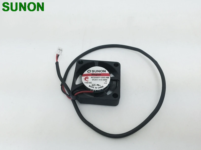 Подлинный для охлаждения Sunon MC25060V1-000C-A99 2506 2 5 см DC 5V 0 58 W небольшая микро тихий