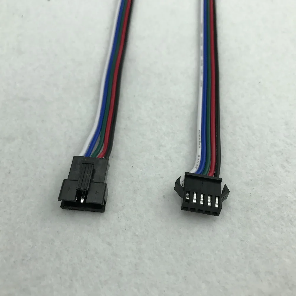 5PIN JST вилка и розетка с длиной 15 см каждый 20AWG провод
