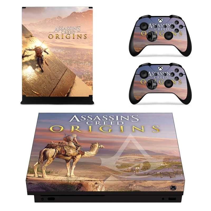 Homereally Наклейки Xbox One X Стикеры кожи для Microsoft Xbox One скины Вашему вниманию Assassin'screed для Xbox One X консоли и контроллер