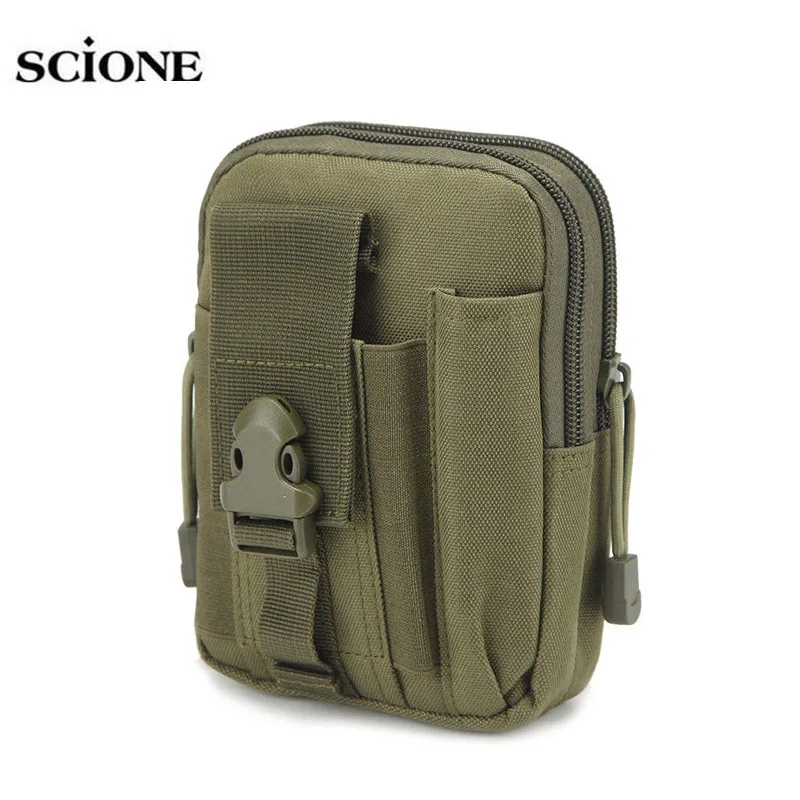 

EDC 5.6 inch military Bag Tactical Bag Outdoor Fanny Bag Phone Small Cmaping Hiking Sac De Sport Molle System Tool Pack XA78WA