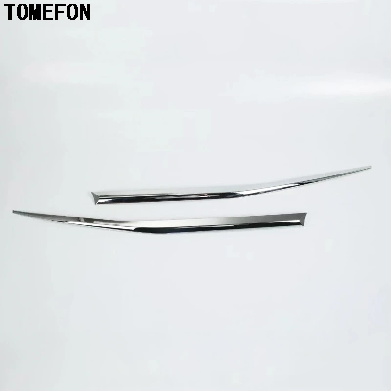 TOMEFON аксессуары ABS хромированная Задняя Крышка багажника Накладка рамка Stiker Авто