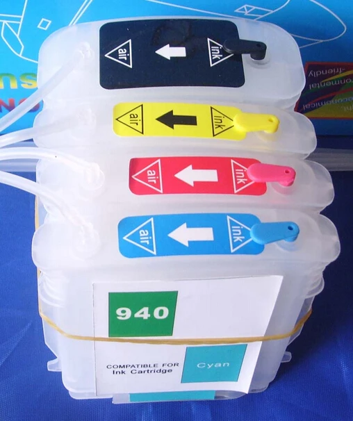 

Empty refillable Ink cartridges for HP940 Officejet Pro 8500 All-in-One 8000 8000A 8500A with ARC chips