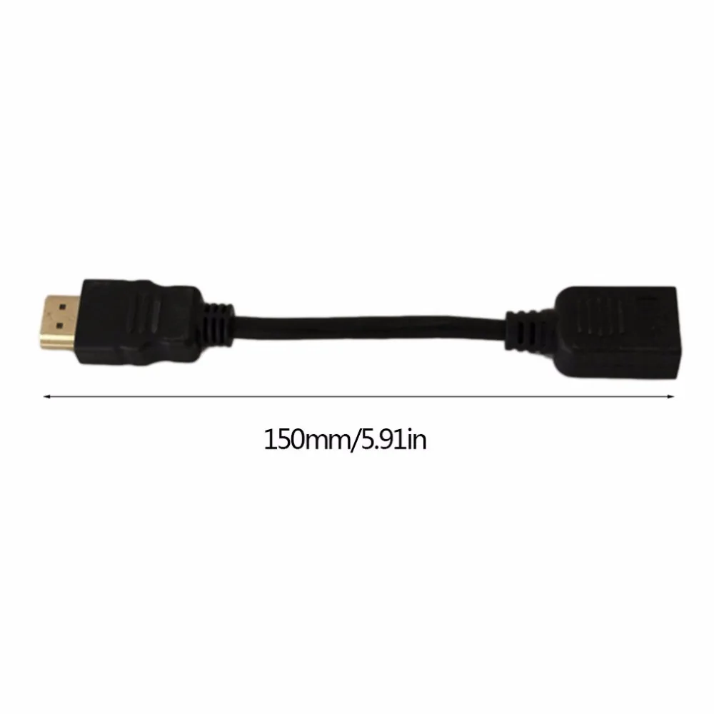 -HDMI-male к женскому удлинитель Кабель HDMI HD мужского и женского пола кабеля 15 см |