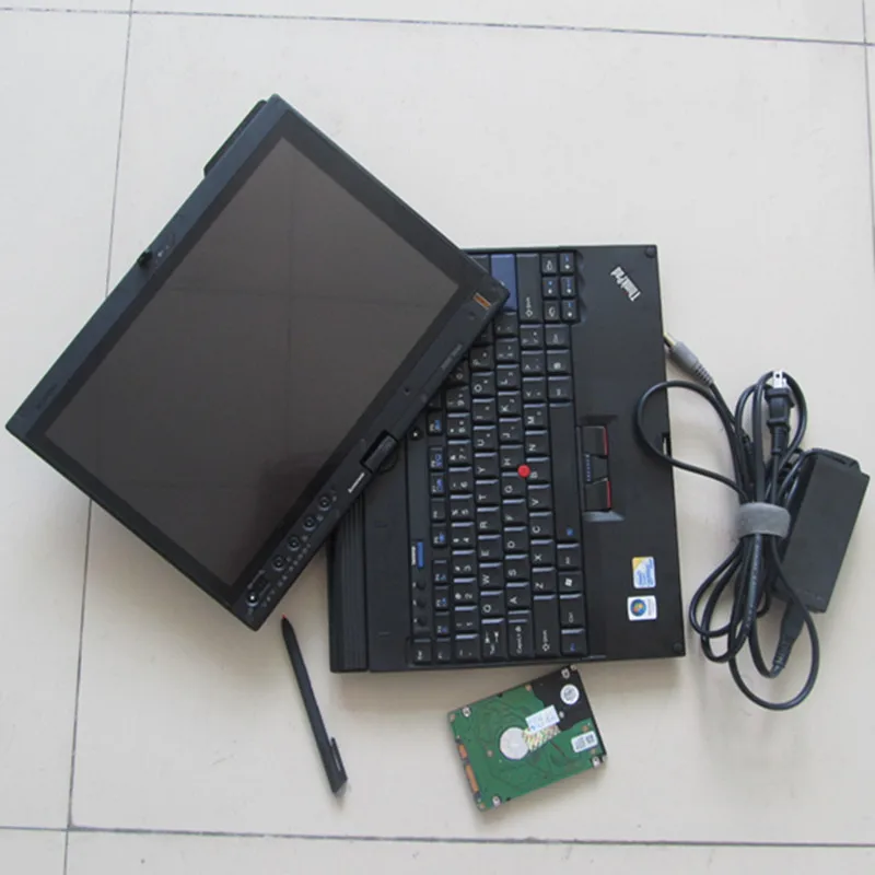 Программное обеспечение для BMW ICOM A2 RHEINGOLD HDD установленный на сенсорном экране X201