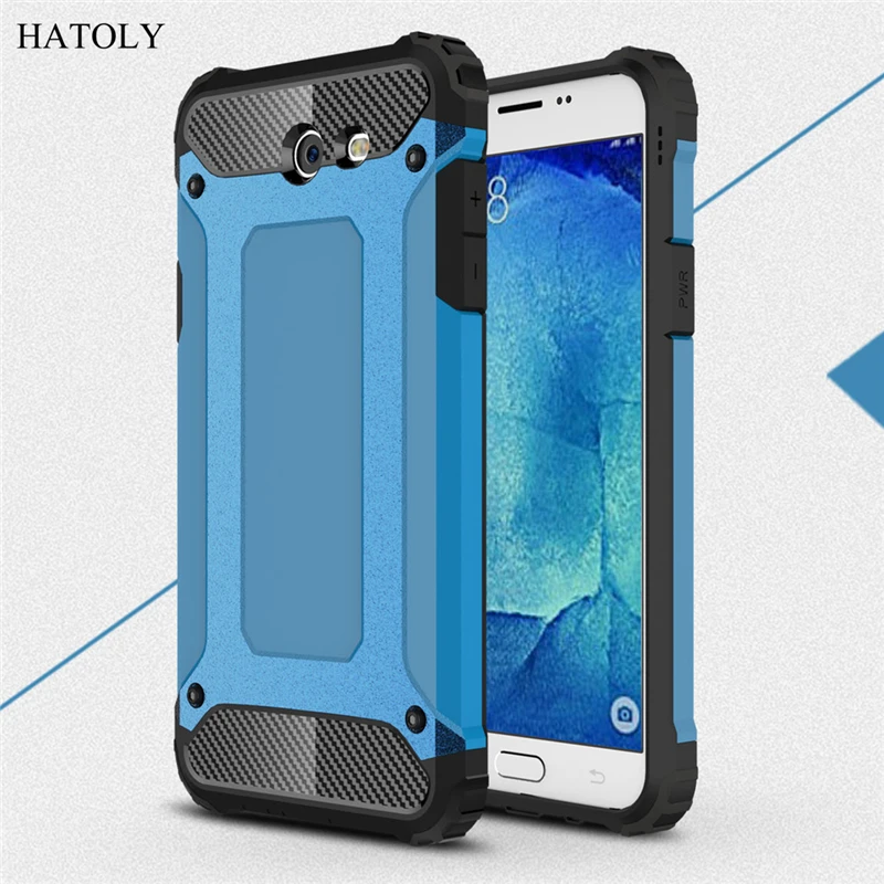 HATOLY For Coque Samsung Galaxy J7 2017 Case J727 Heavy Armor Hard Tough Cover Silicone for USA Version |