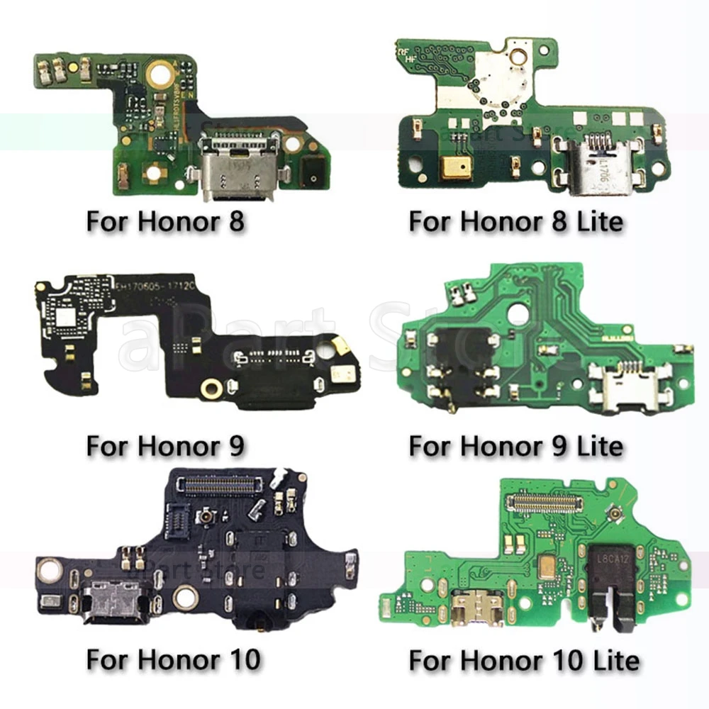 Usb порт для зарядки док станция гибкий кабель Huawei Honor 7A 7X 8 8C 8X Max 9 9i 10 20 20i V20 Lite