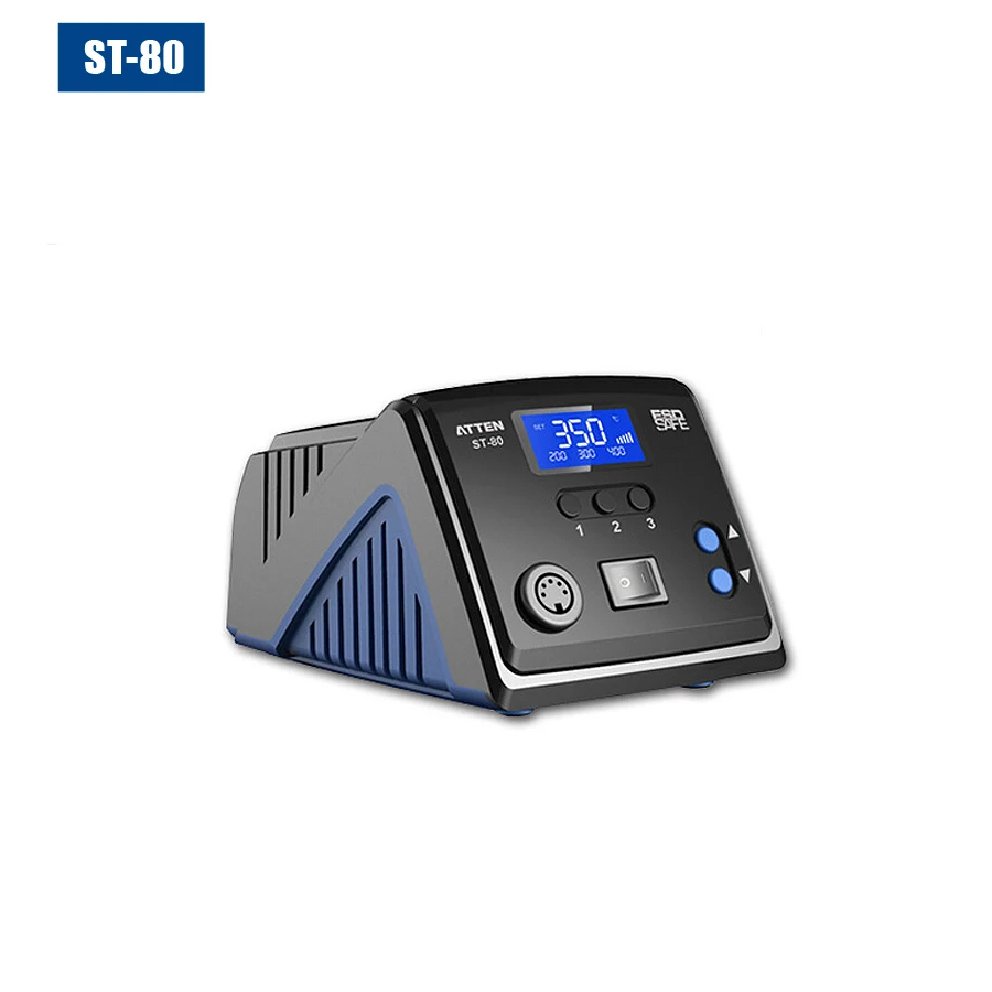 Внимание ST60 ST80 ST100 ваттов 60 ваттов 80 ваттов 100W интеллигентая(ый) и не содержит свинец паяльная станция ST-60 ST-80 ST-100