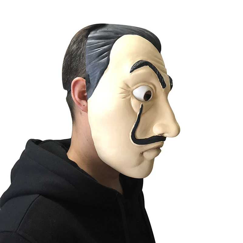 La Casa De Papel маска из латекса для костюмированной вечеринки Хэллоуина Реалистичные