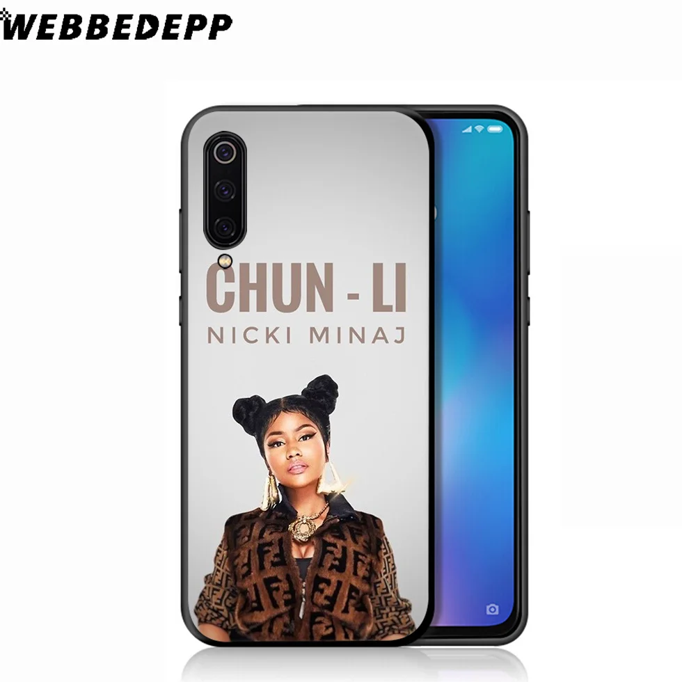 WEBBEDEPP Rap Singer Nicki Minaj Soft Case for Xiaomi Mi 9T 9 8 SE 6 A1 A2 A3 Lite MiA1 MiA2 MiA3 F1 MAX 3 Mi8 CC9E CC9 |